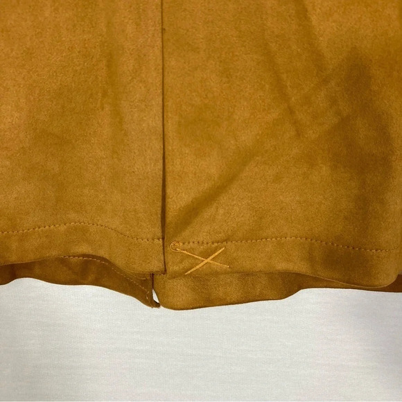 NEW Tularosa Zion Camel Faux Suede Shirt Jacket XS - Picture 8 of 14